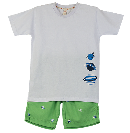 CONJUNTO ESTAMPA MINI PLANETAS VERDE