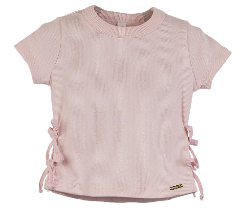 BLUSA MALHA CANELADA ROSA