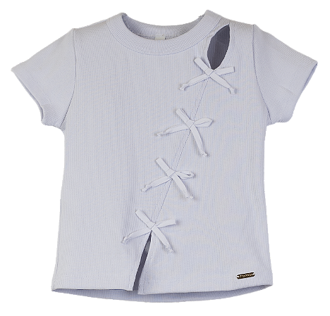 BLUSA MALHA CANELADA BRANCA