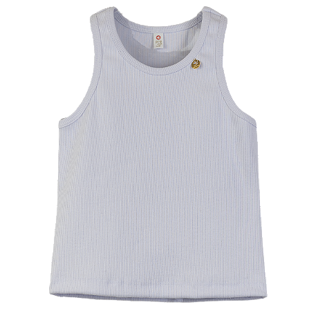 BLUSA MALHA CANELADA BRANCA