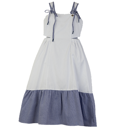 VESTIDO MAQUINETADO BRANCO