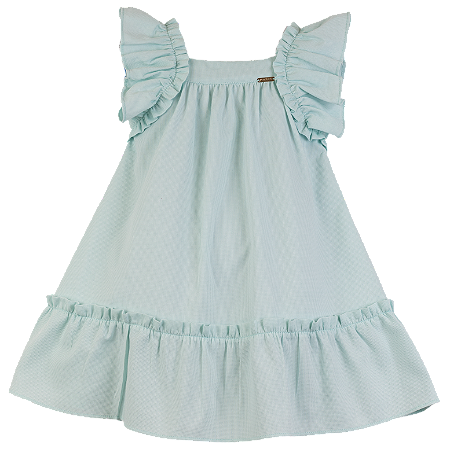 VESTIDO DONATO VERDE ÁGUA