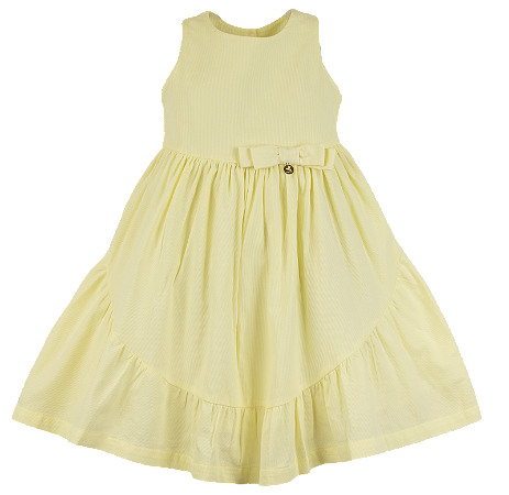 VESTIDO MAQUINETADO AMARELO