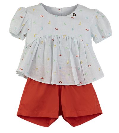 CONJUNTO CACHORRINHO MINI BRANCO