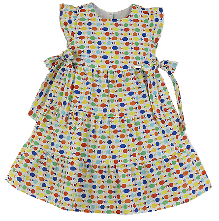 VESTIDO ESTAMPA BALA DELICIA FUNDO BRANCO