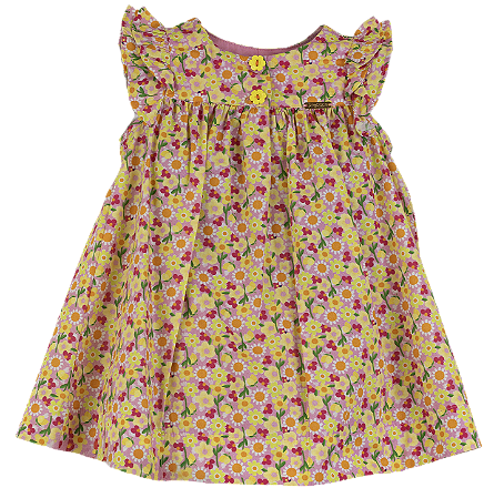 VESTIDO ESTAMPA FLORZINHA SOLAR