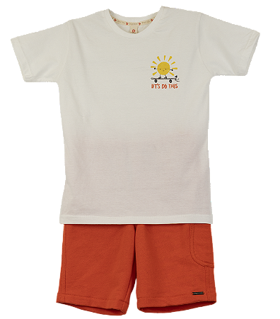 CONJUNTO MOLETOM LARANJA