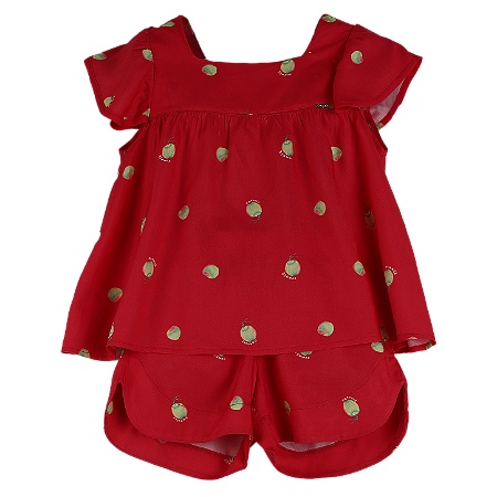 CONJUNTO ESTAMPA COQUINHO AQUARELA