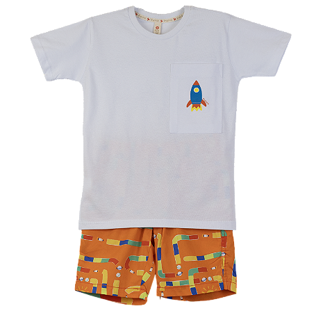 CONJUNTO ESTAMPA CAMINHO PARA O SOL