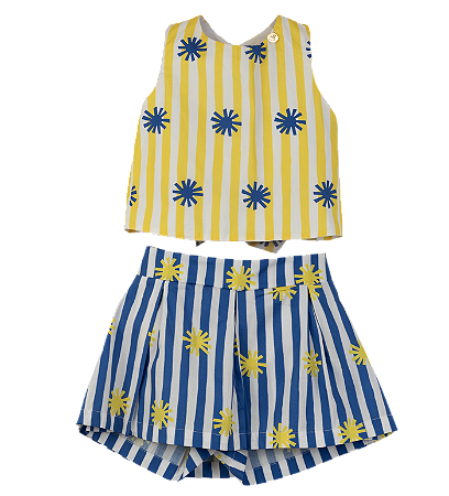 CONJUNTO ESTAMPA SOL A SOL LISTRAS