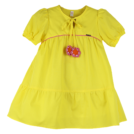VESTIDO AMARELO FLUOR