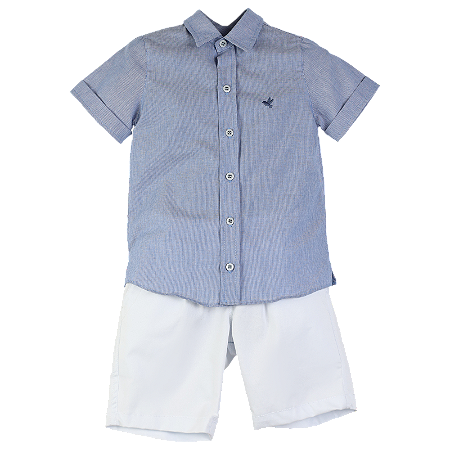 CONJUNTO LISTRADINHO AZUL