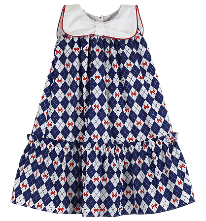 VESTIDO ESTAMPA ENTRE LAÇOS