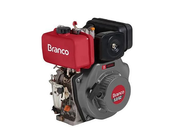 Motor A Diesel Bd 7 Cv G2 Partida Eletrica - Branco