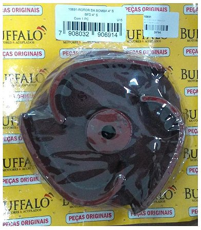 Rotor da Bomba BFD 4 S Buffalo para  Bomba Motobomba