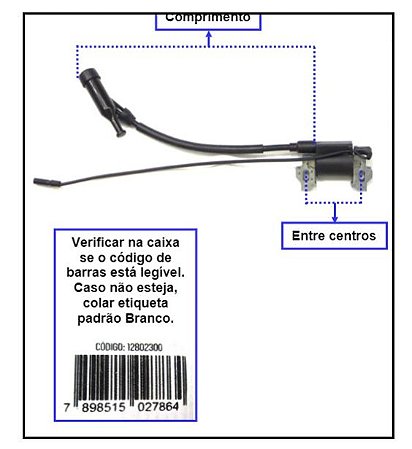 Peça Bobina Ignição B4t 5.5/6.5/7.5H 12802300 Branco