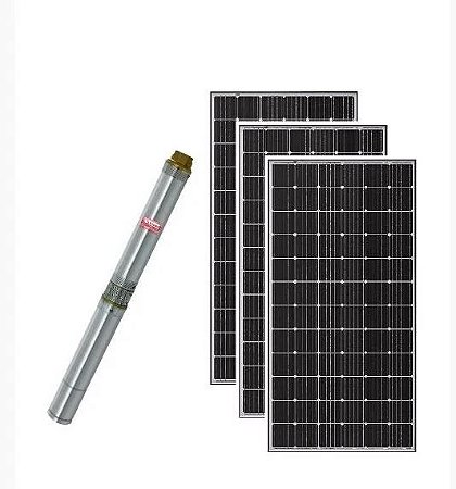 Kit Bomba Solar Ebara Ecaros Ce 17 750w + 3 Placas de 340w