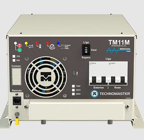 Inversor Senoidal Para MotorHome Tecnomaster TM11M 1.5Kva 12V