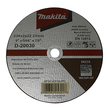 Disco Sped Inox 9x7 8 20030 Makita