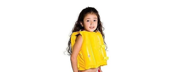 Colete Inflável Infantil Proteção Segurança Criança 30kg