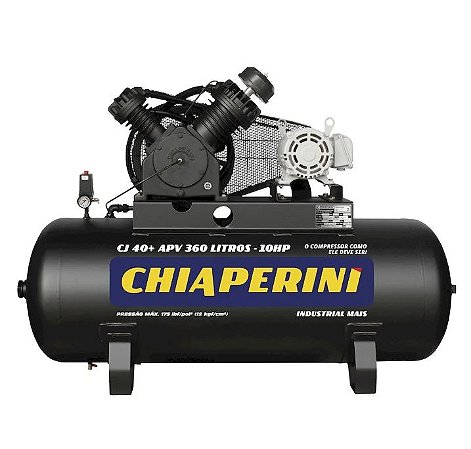 Compressor de Ar Alta Pressão 40 Pcm 360l Trifasico 220/380v Ip21 Chiaperini
