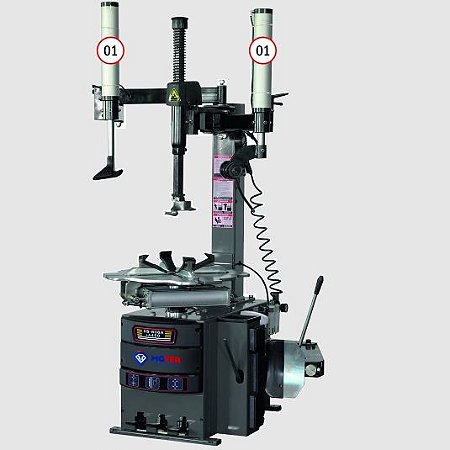 Desmontadora Mandril Pneumático - 806a + Kit A450 110/220v Mgfer