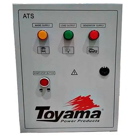 Painel Ats Ats12m220-n Toyama Monofasico 220v 40kva com Cabo para Operar com Smart Gen