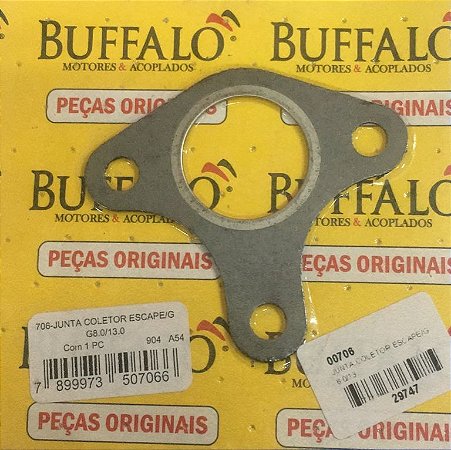 Junta Coletor Escape/g para Motores Buffalo Bfg 8.0/13.0 cv