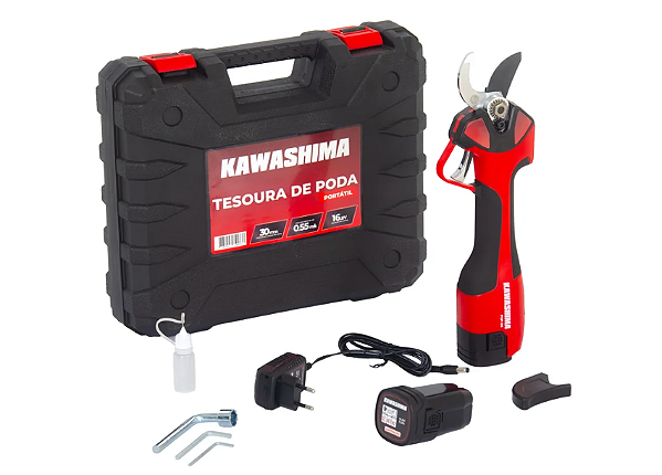 Tesoura De Poda Elétrica A Bateria Kawashima
