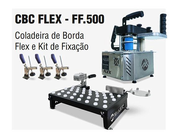 Coladeira De Borda Manual Maksiwa Cbc Flex + Kit De FixacaÇÃO Ff.500