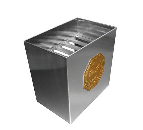 Cesto De Folhas Inox Para Sauna Impercap