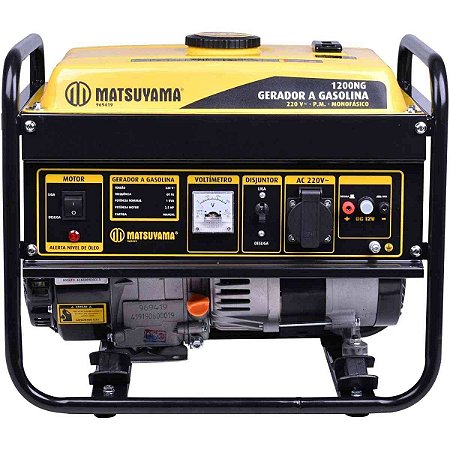 Gerador Matsuyama Gasolina 4T Partida Manual 1.200w Monofásico 110v