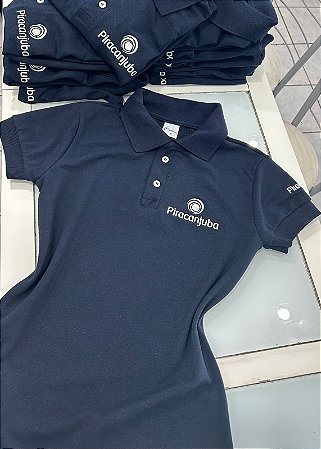 Baby Look Polo personalizada para empresa
