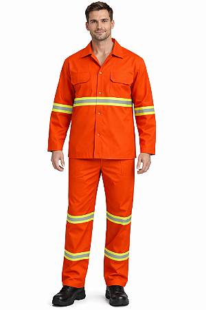 Conjunto de Uniforme Operacional com faixas refletivas