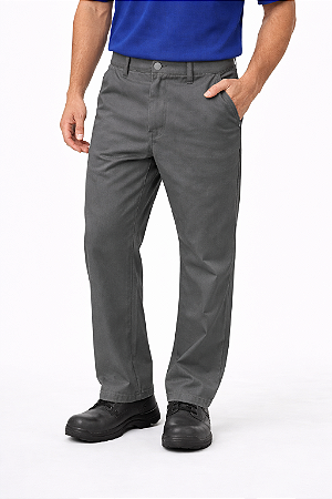 Calça Profissional em Brim – Com ou Sem Faixa Refletiva