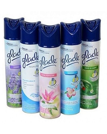 Glade - 360 ml (Lavanda, Lembranças de Infância, Manhã do Campo e Ocean Oasis)