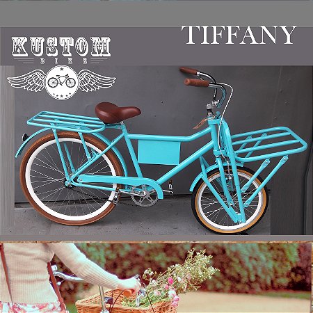 FoodBike Tiffany com Suporte para Ombrelone - Bicicleta Cargo Carga Aro 26 BikeFood