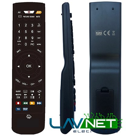 Controle Remoto para receptor KOQIT U2 DV3S2 IPTV -  LEIA O ANUNCIO