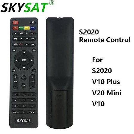 Controle Remoto Skysat V10 / V10 plus / V20 / S2020 / IP S2