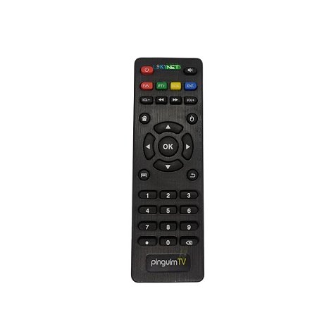 CONTROLE REMOTO TV BOX - PINGUIM TV