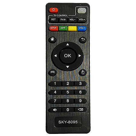 CONTROLE TVBOX MXQ 8095