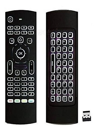 CONTROLE TVBOX AIR MOUSE RETRO-ILUMINADO 9087