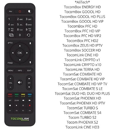 CONTROLE RECEPTOR TOCOM 9099