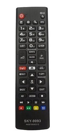 CONTROLE TV LG 9093