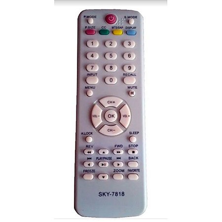 CONTROLE TV BUSTER 7818