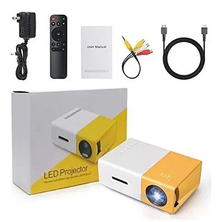 Projetor LED Mini YG300 800 lumens