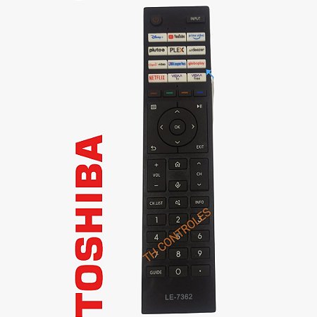Controle Remoto TV Smart Toshiba