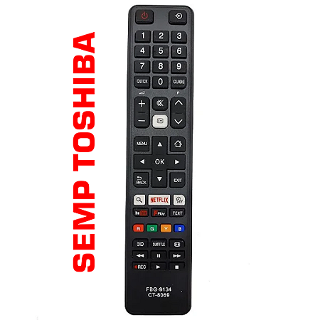 Controle Remoto TV Smart Semp Toshiba