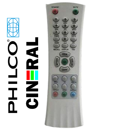 Controle Remoto TV Tubo Philco|Cineral