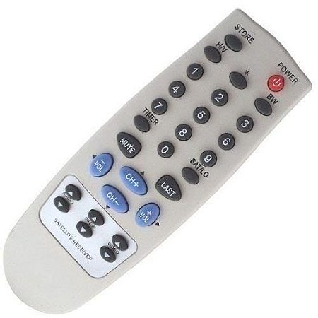 CONTROLE REMOTO RECEPTOR VISIONTEC VT200 / VT300 / VT700 / VT1000 / VT2000